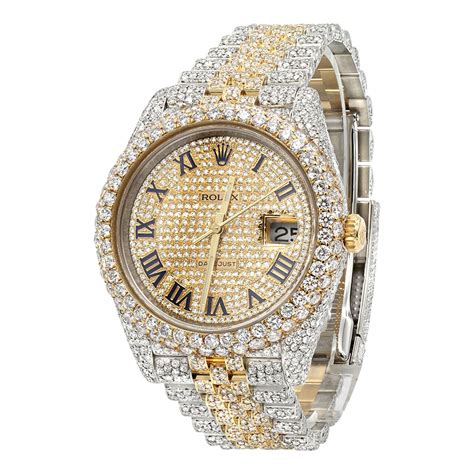 diamond encrusted watch replica|diamond encrusted rolex watches.